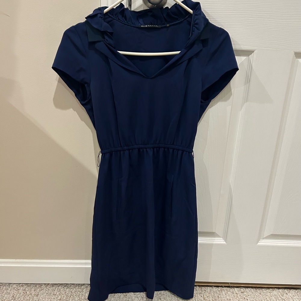 BARELY USED. Elie Tahari Silk Dress. Size 0